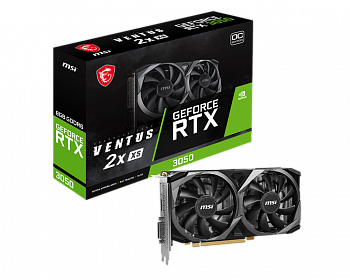 Видеокарта GeForce RTX3050 VENTUS 2X XS 8Gb OC (MSI)