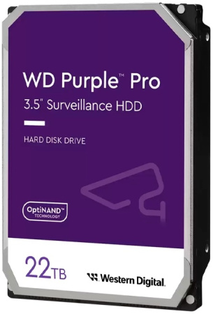 HDD 22Tb Western Digital (WD221PURP) Purple Pro  3.5",256Mb СПЕЦ ЦЕНА